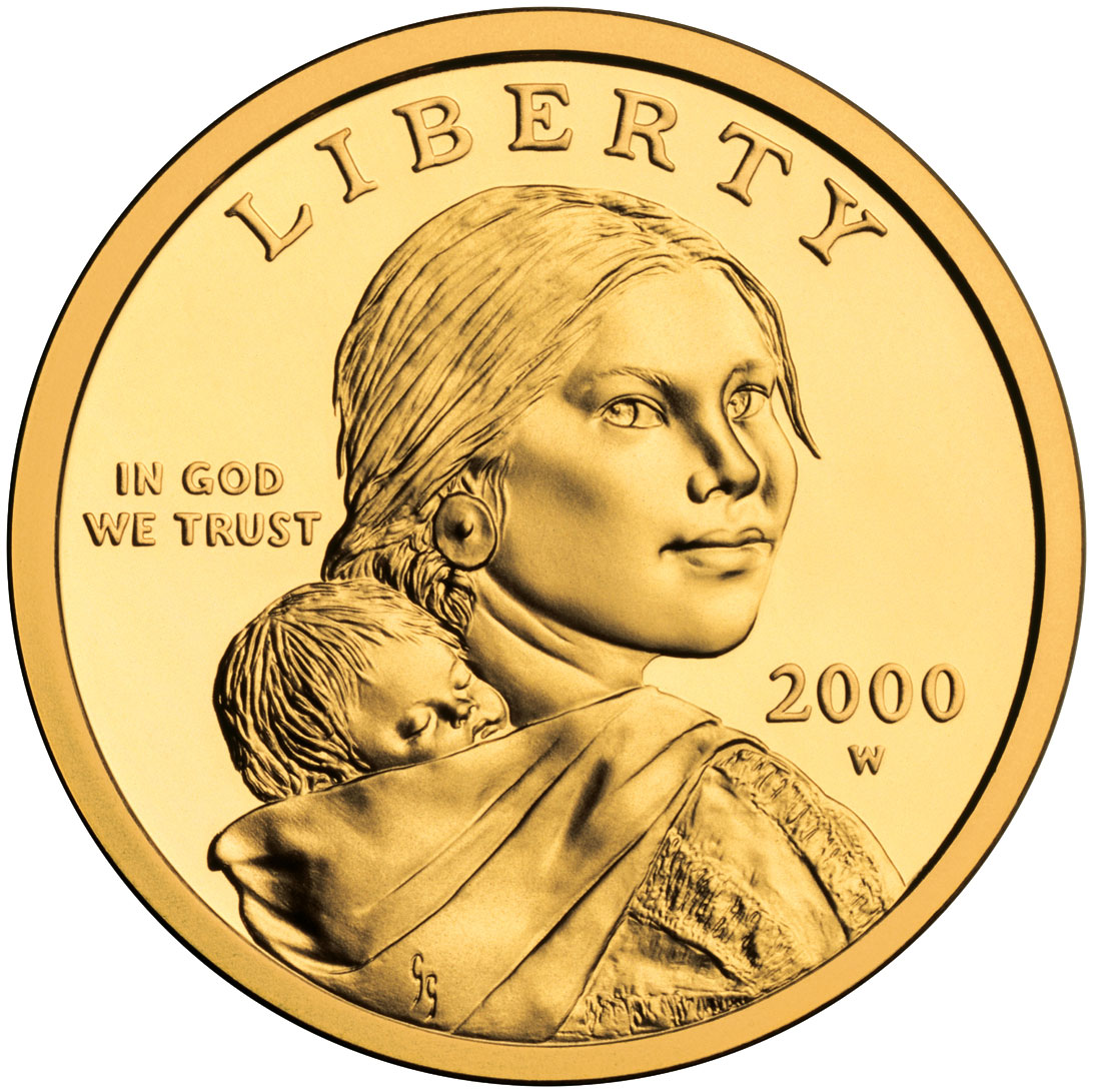 Sacagawea Golden Dollar Coin Ring Coins For Fashion